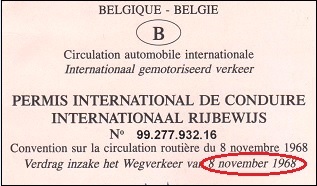 internationaal rijbewijs