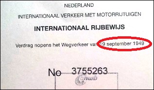internationaal rijbewijs